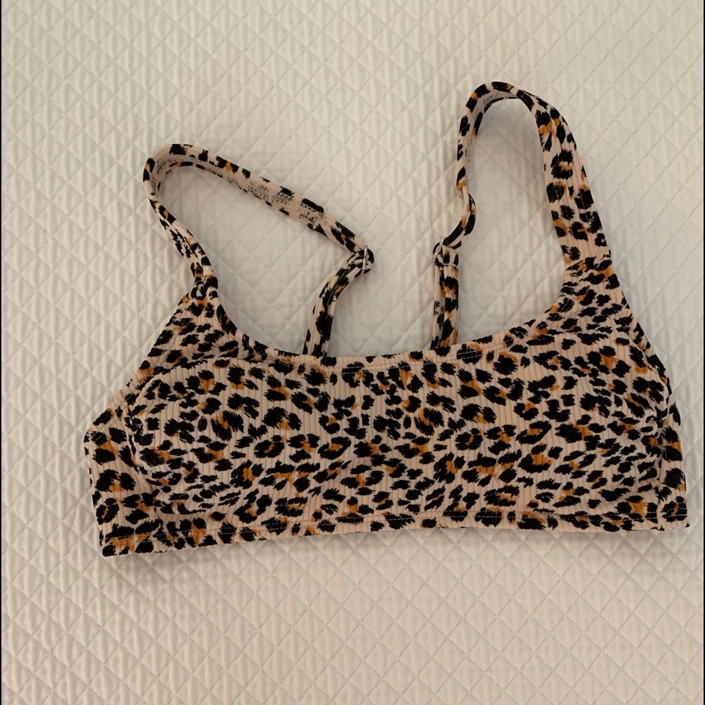 Cheetah print bikini top!